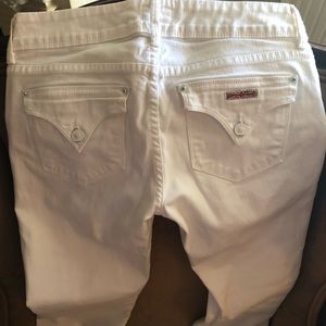 Hudson white jeans size 28
